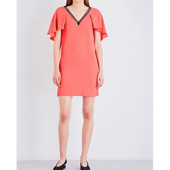 Maje Dresses & Skirts - MAJE V-Neck Mini Dress